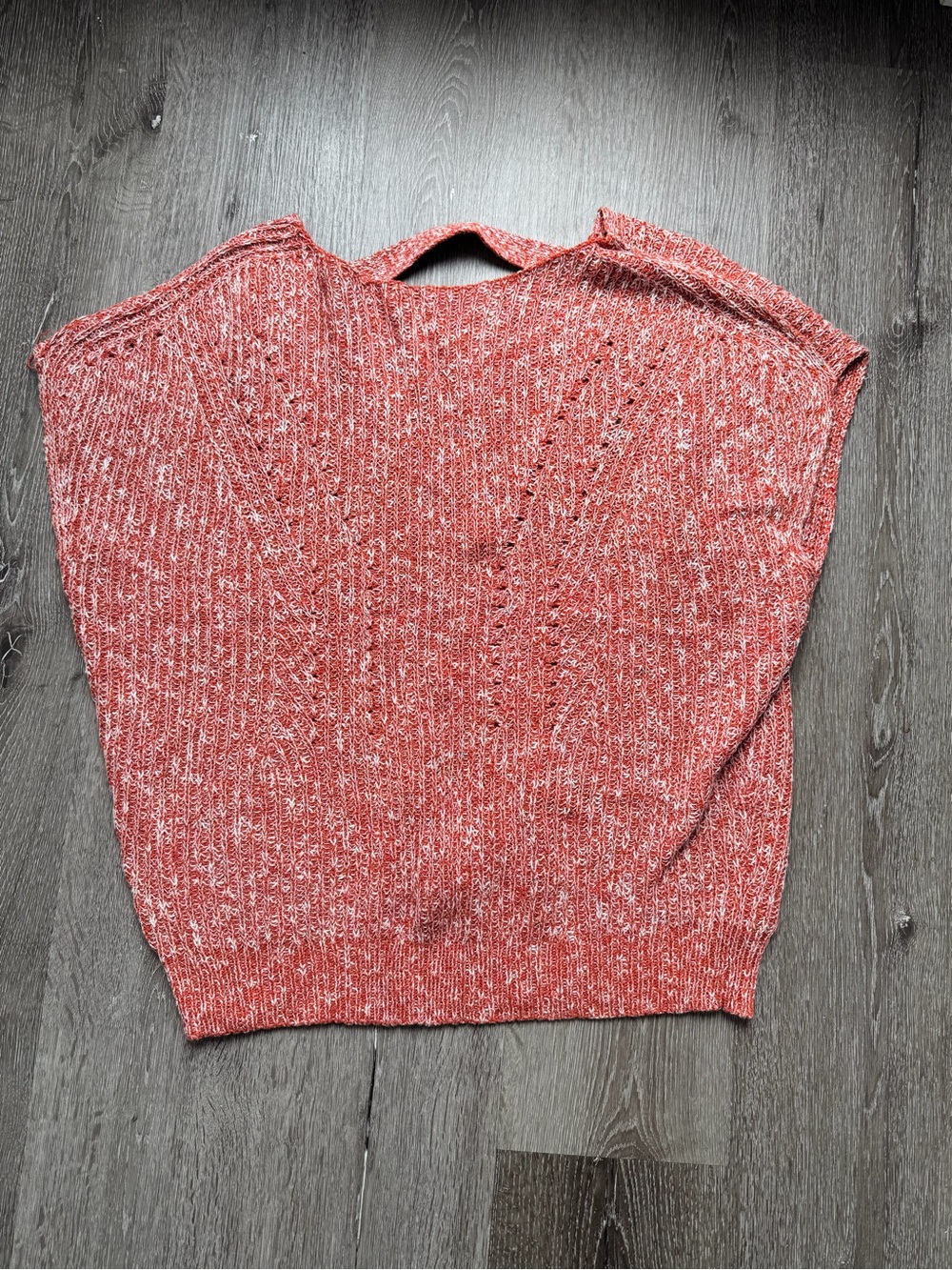 Cozy Marled Coral Knit Women's Sweater